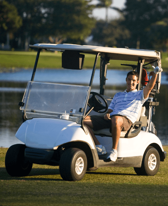 How can you benefit from using a Trojan 8 volt golf cart battery?