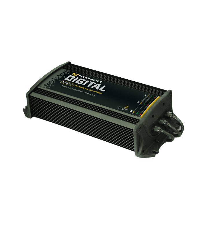 Minn Kota MK 330D - 3-Bank, 30-Amp On-Board Marine Battery Charger