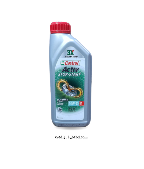 3.Castrol 4T 10W-30 Synthetic Oil: