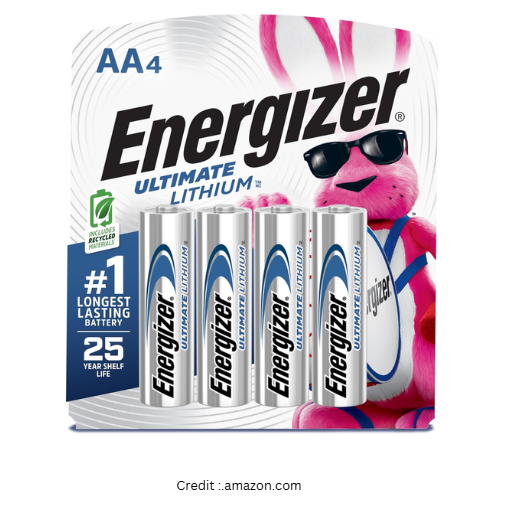 1. Energizer Ultimate Lithium AA Batteries